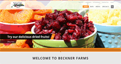 Desktop Screenshot of becknerfarms.com